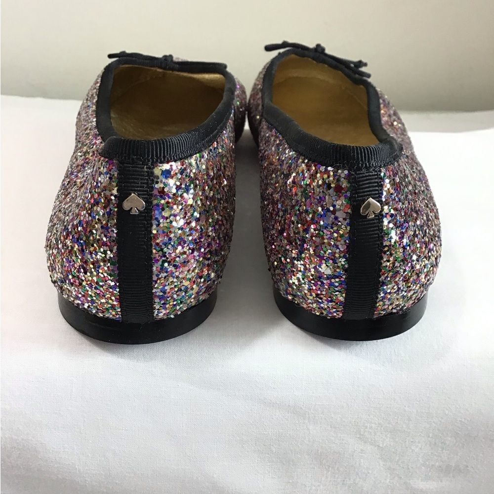 kate spade Glitter Honey Ballet Flat Shoes Size 8.5 - Picture 7 of 11